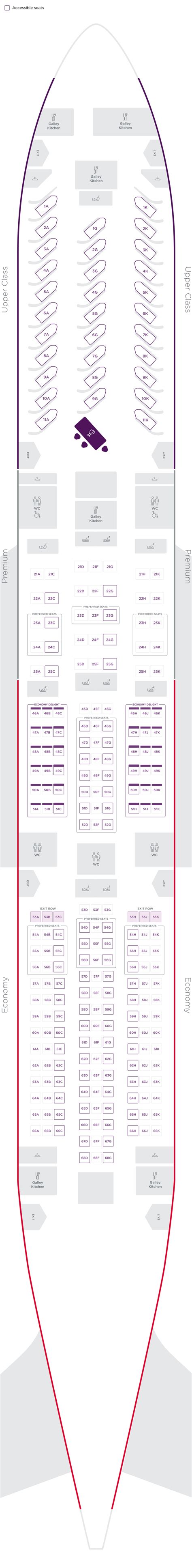 virgin 787-9 seat map|VS Boeing 787.